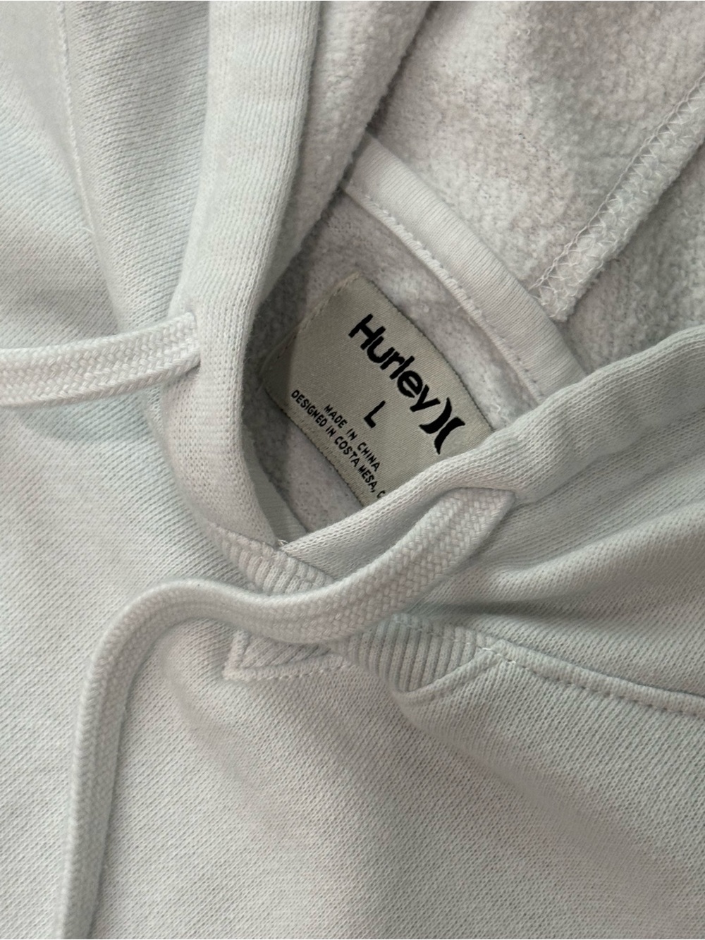 Hurley Tie-Dye Cropped Pullover Hoodie | Women’s Large | Fleece Lined - Picture 3 of 6